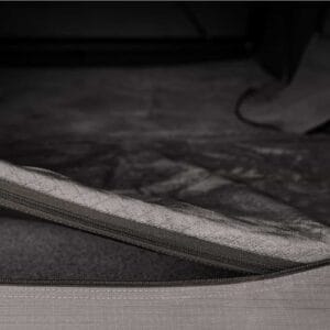 Détail du matelas et des finitions intérieures