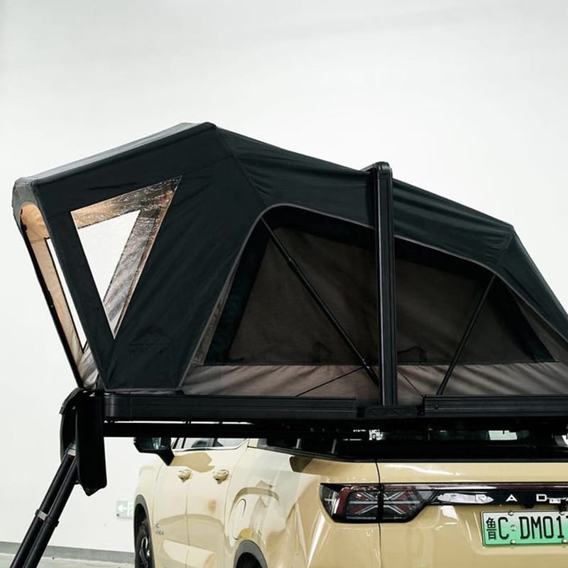 Tente de toit Wildland Orthframe ouverte vue latérale