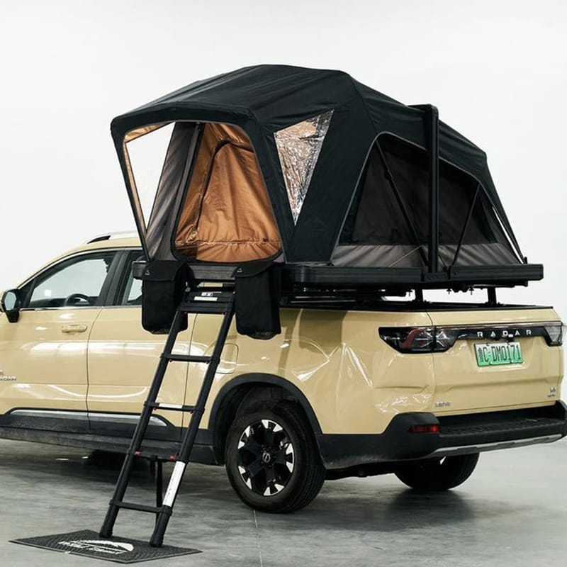 Tente de toit Wildland Orthframe vue arrière sur pick-up