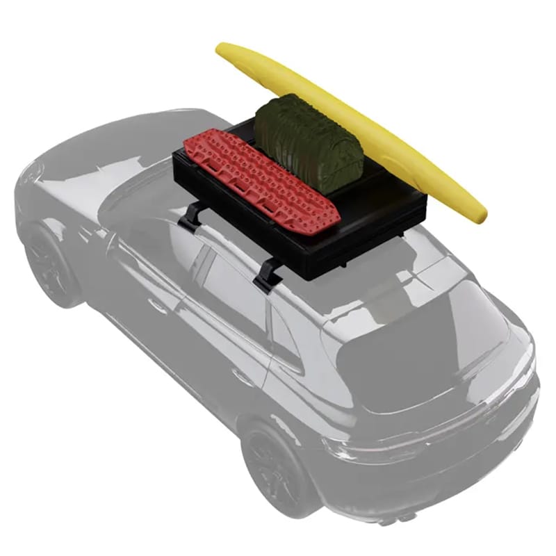 Chargement d’accessoires sur la tente de toit Wildland Orthframe