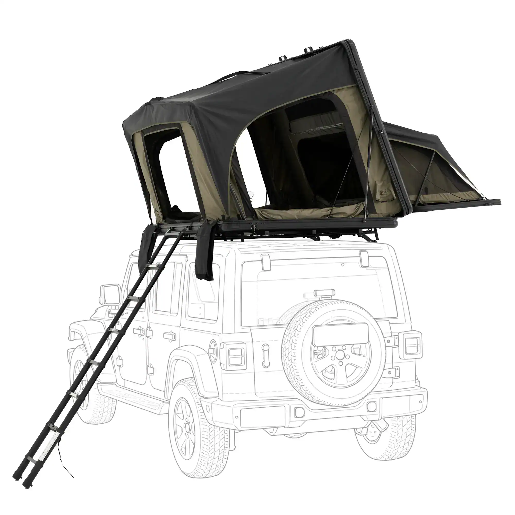 Tente de toit Desert Cruiser Family Wild Land - galerie 1